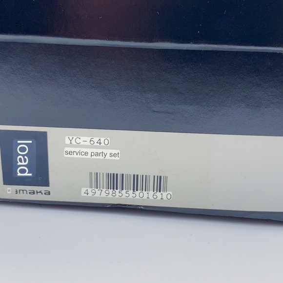 7-Pc Yves Saint Laurent (YSL) Collection Porcelain Party Plates - Picture 15 of 15